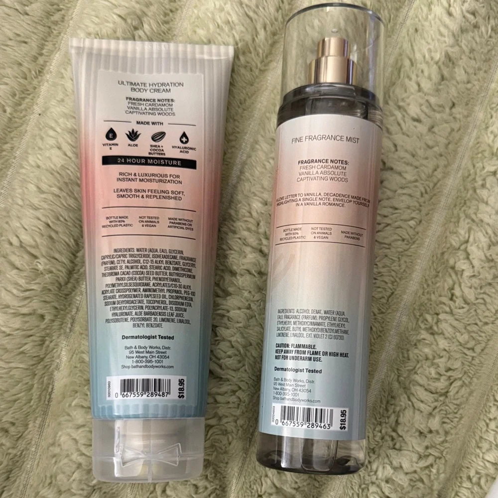 Bath & Body Works Vanilla Romance set body cream fine‎ fragrance 🆕